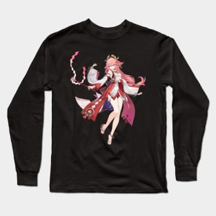 Yaemiko hoyoverse genshinnimpact mihoyo Long Sleeve T-Shirt